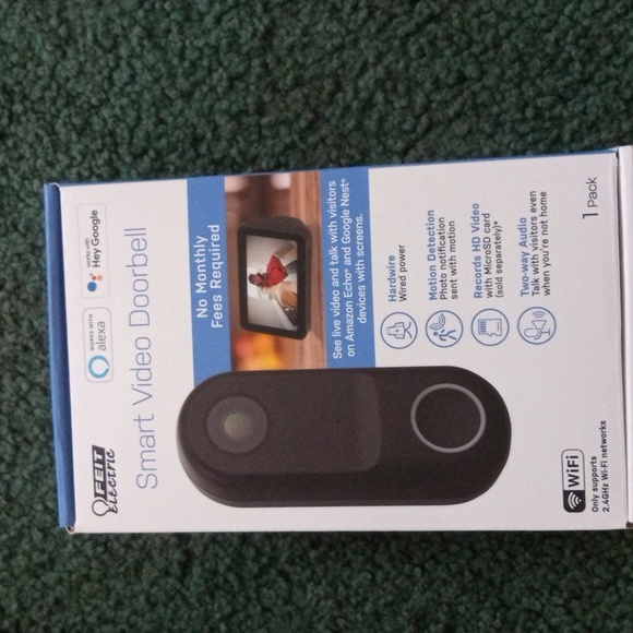 NWOT Feit Electric Doorbell Camera Wireless Video Doorbell